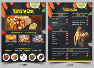 Menu Design by SAI DESIGNS for this project | Design: #20160904