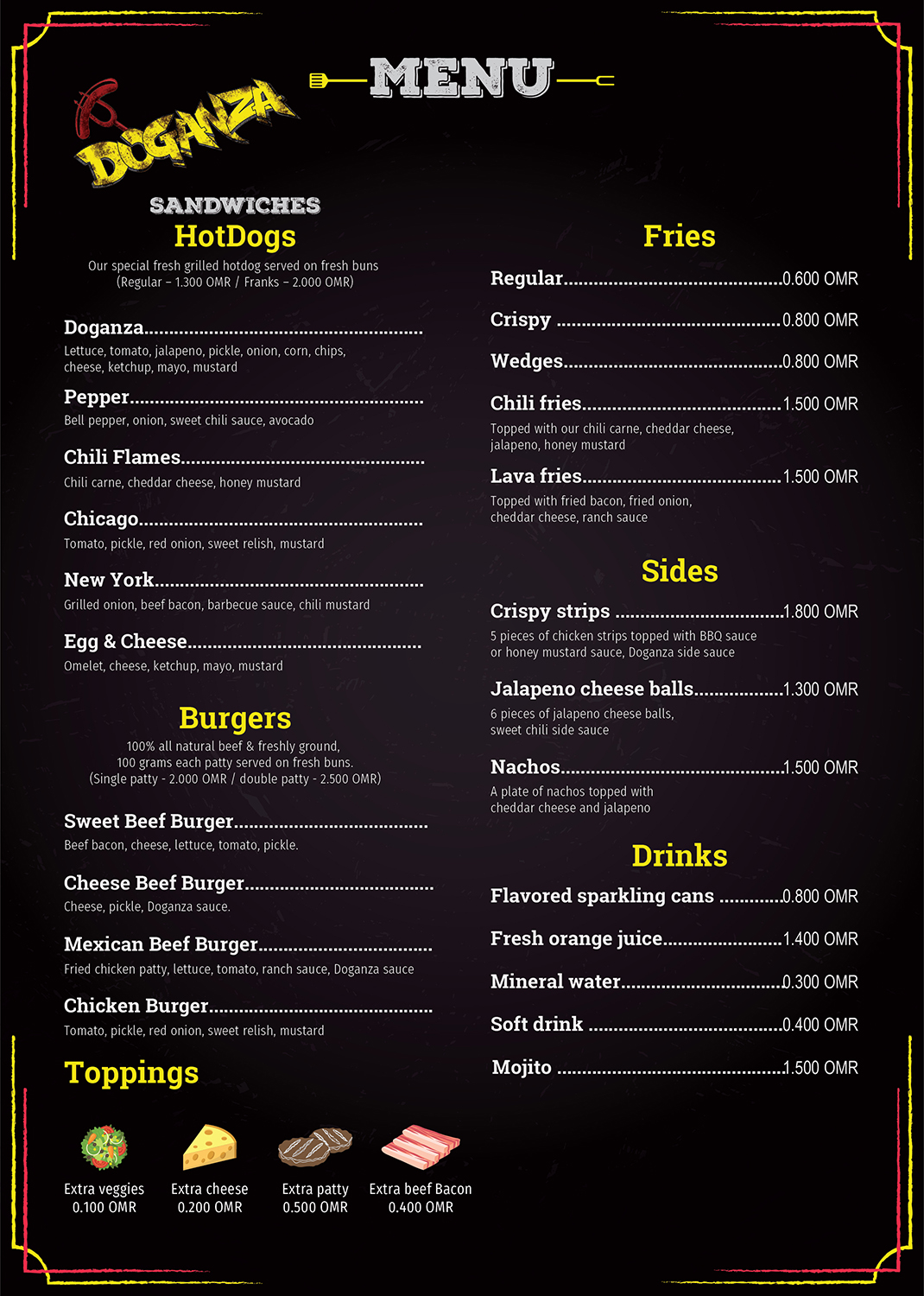 Design de Menu par PavanPrajapati pour ce projet | Design #20175205