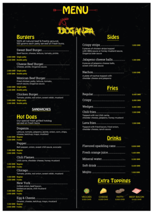 Menu Design by PavanPrajapati for this project | Design: #20207499