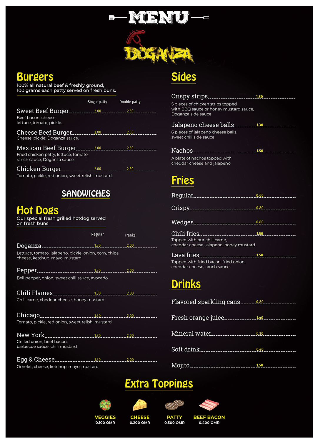 Menu Design by PavanPrajapati for this project | Design #20208389