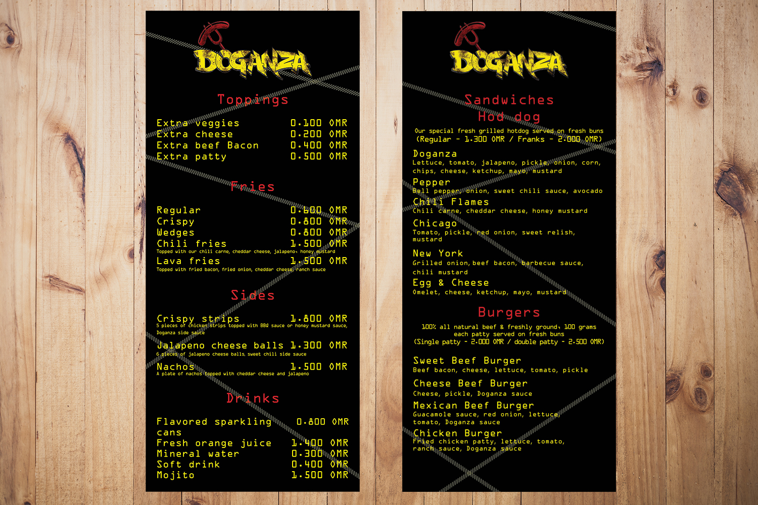 Menu Design by dizajnm for this project | Design #20172204