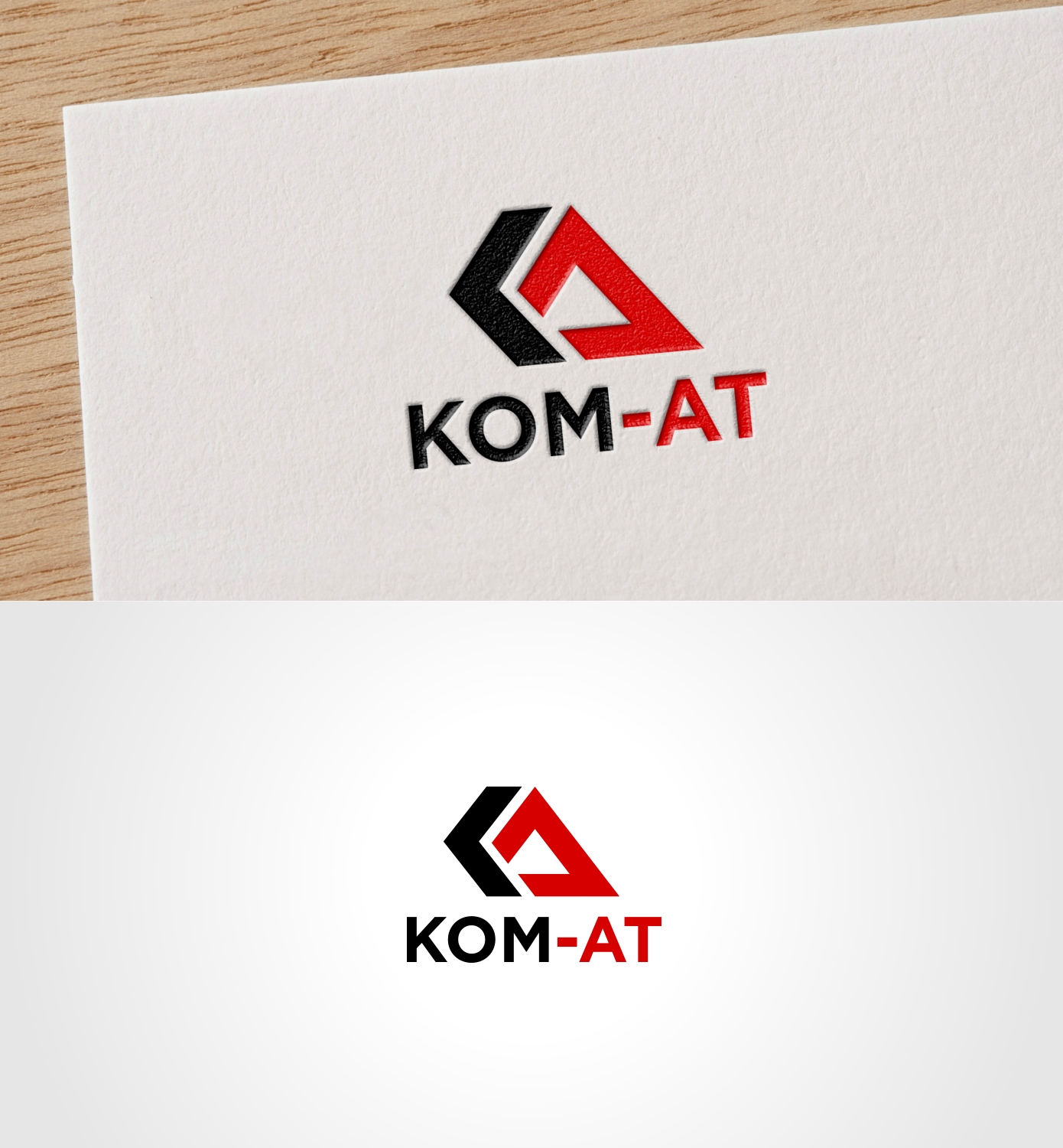Logo Design by Joenet Jayawarna for KOM-AT GmbH | Design #20139093