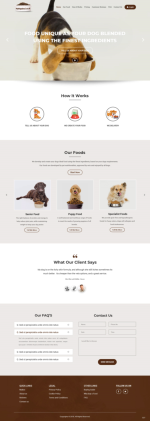 Web Design by pb for this project | Design: #20139262