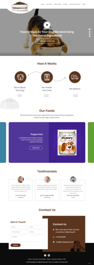 Web Design by pb for this project | Design: #20139271
