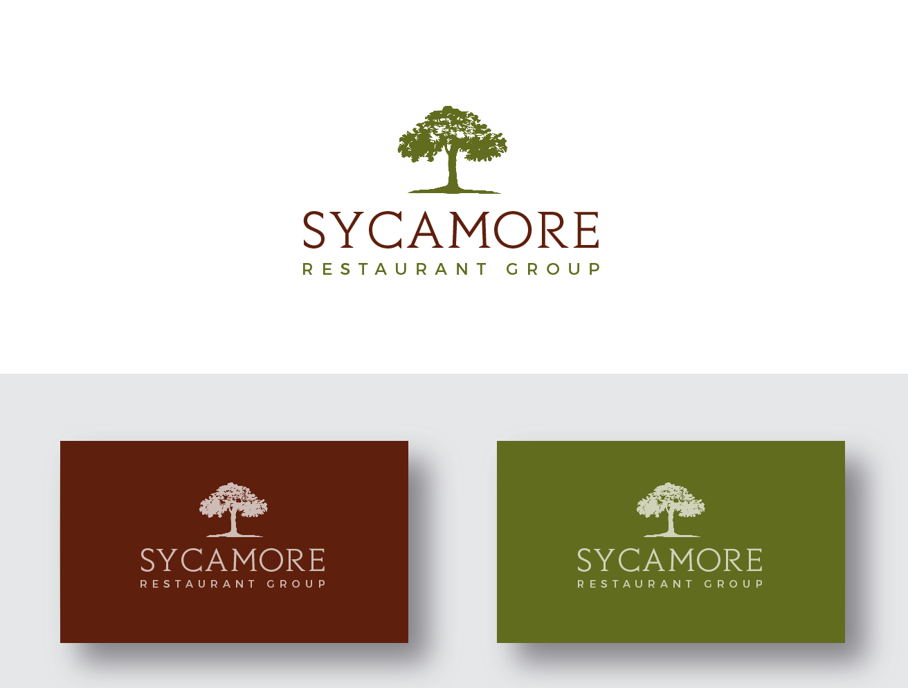 Logo Design by wonderland for Sycamore Restaurant Group | Design #20139647