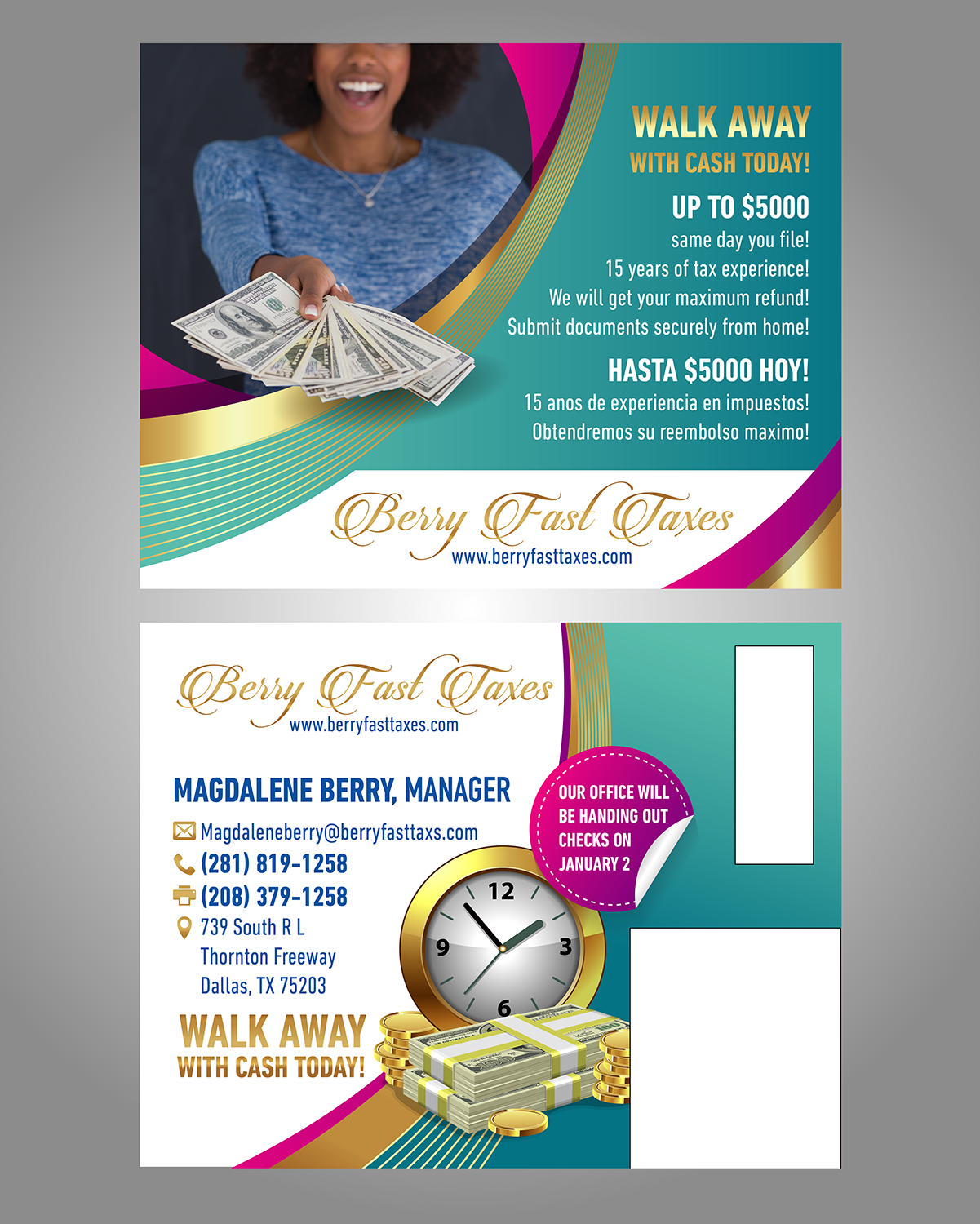 Postcard Design by Pinky  for this project | Design #20159024
