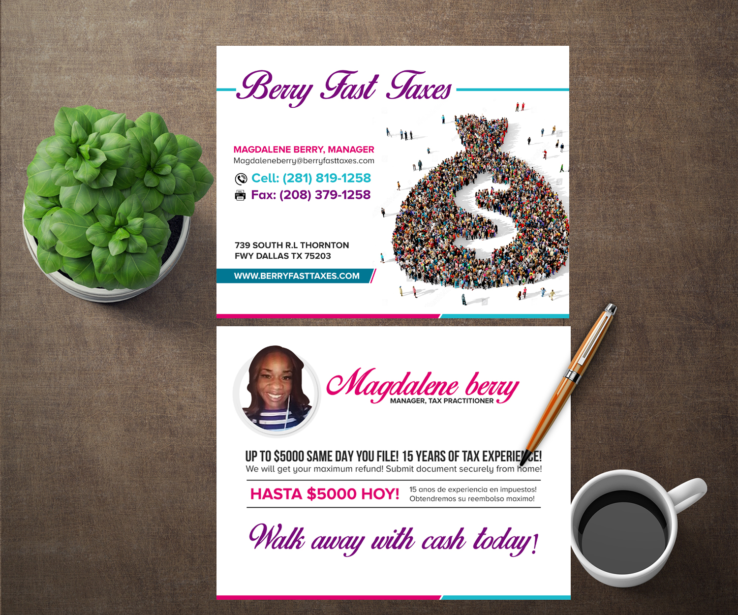 Postcard Design by creative.bugs for this project | Design #20144986