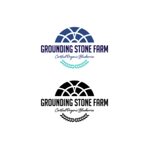 Grounding Stone Farm, Certified Organic Blueberries | Diseño de Logo por Treelly
