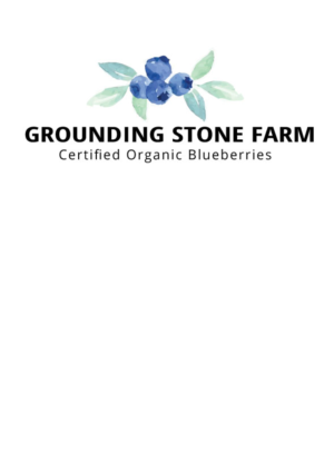 Grounding Stone Farm, Certified Organic Blueberries | Diseño de Logo por goodigital13