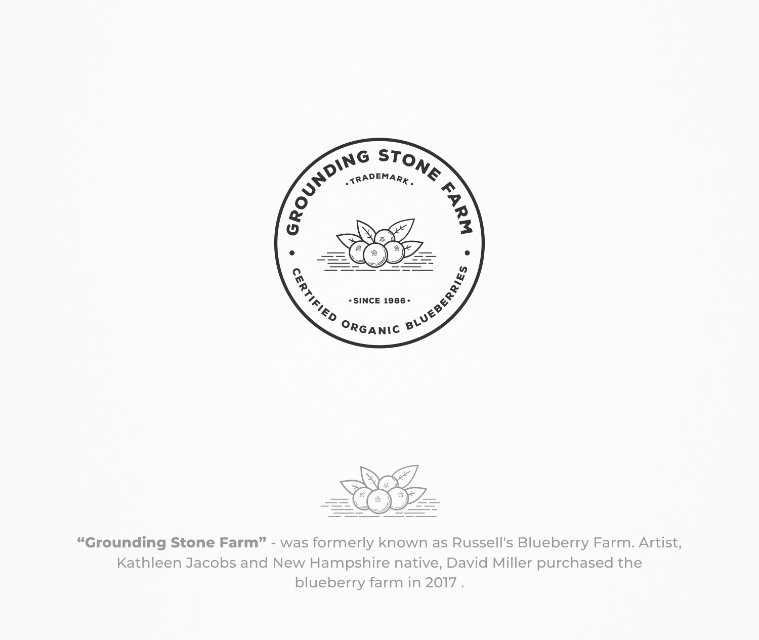 Logo Design by Ankit Bhattarai for Grounding Stone Farm | Design #20143062