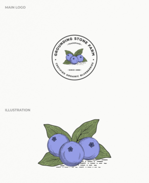 Logo Design by Ankit Bhattarai for Grounding Stone Farm | Design: #20167936