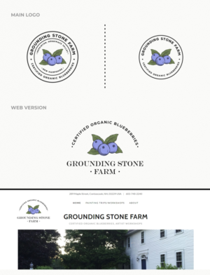 Logo Design by Ankit Bhattarai for Grounding Stone Farm | Design: #20175707