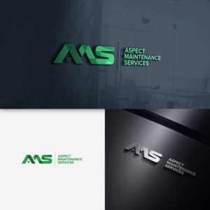 AMS as the main logo the aspect maintenance services as the smaller print below  | Logo Design by ideaz2050