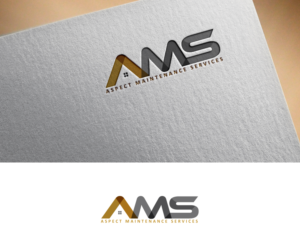 AMS as the main logo the aspect maintenance services as the smaller print below  | Logo Design by Anekaa