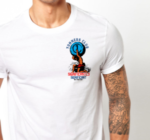  (Main text) 1 Tonners Club (secondary Text ) Significantly Significant | T-shirt Design by creative gravity