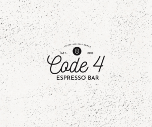 Code 4 Espresso Bar; Code Four Espresso; Code 4 Espresso; Code 4 Specialty Coffee | Diseño de Logo por 91.kremena.petrova