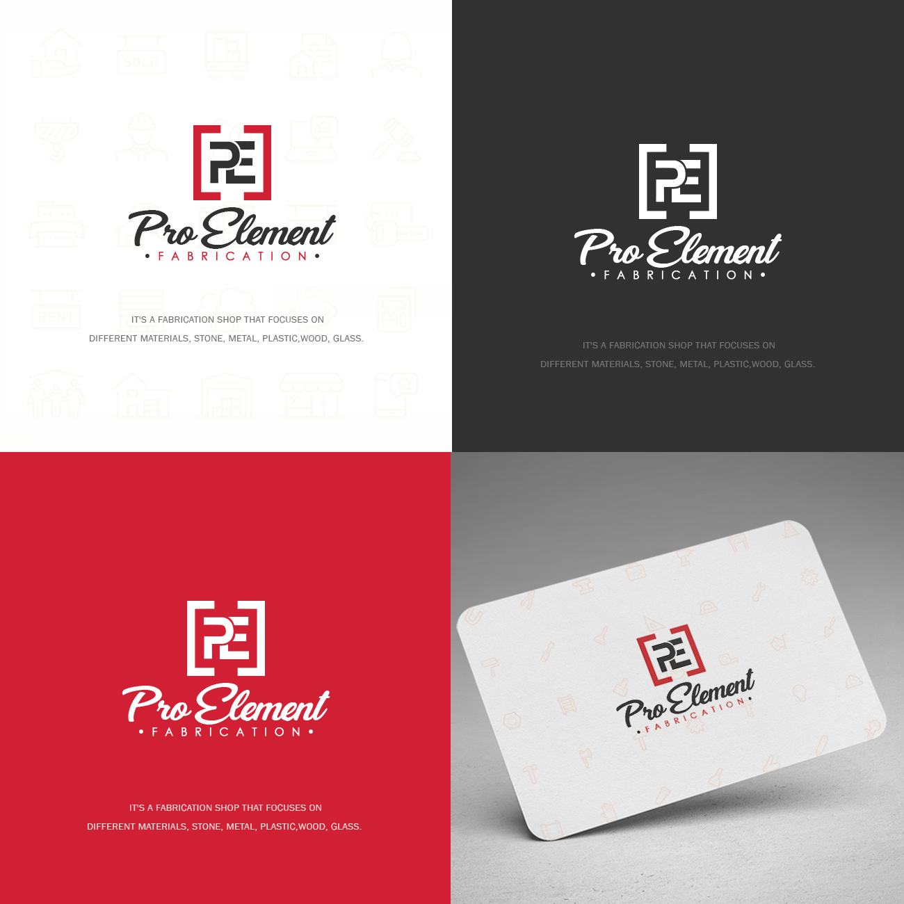 Logo Design by AbodyPro for Pro Element Fabrication | Design #20204587