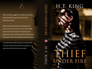 Thief Under Fire - YA Book Cover Design | Design de Couverture de Livre par nicholash