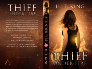Thief Under Fire - YA Book Cover Design | Design de Couverture de Livre par dienel96