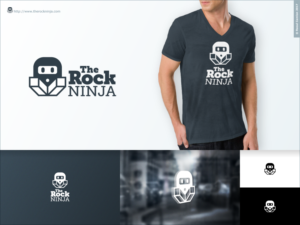 The Rock Ninja | Logo Design by Raoul Camion