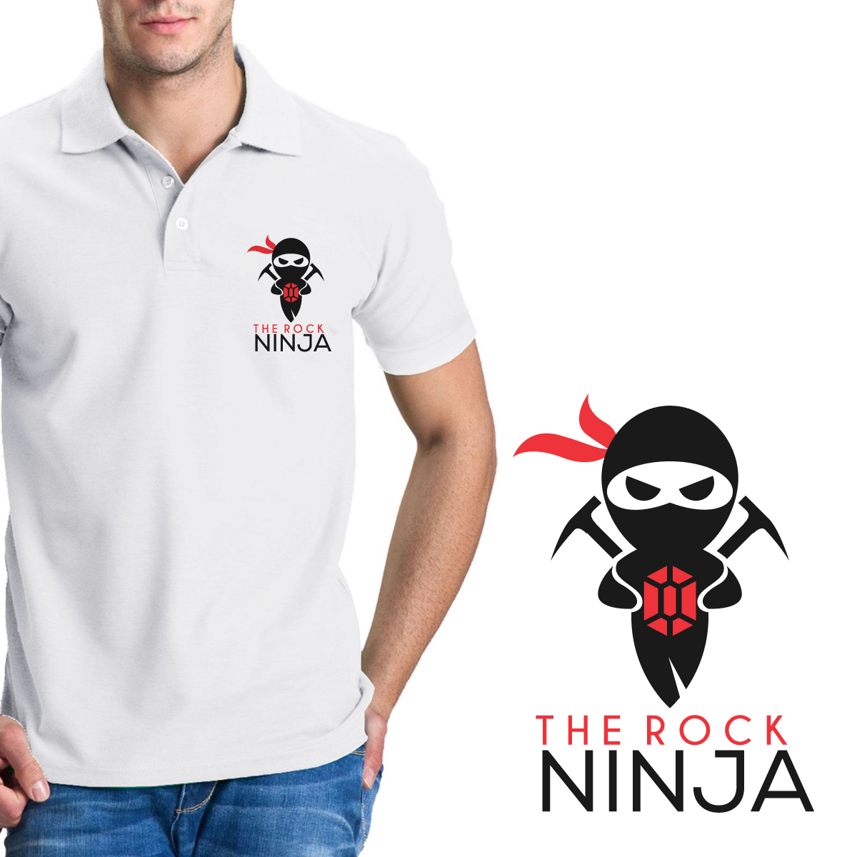 Diseño de Logo por creative.bugs para The Rock Ninja | Diseño #20145545