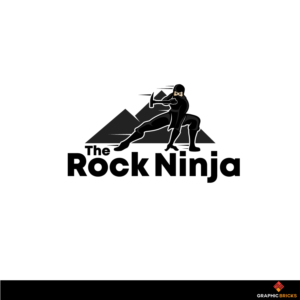 The Rock Ninja | Logo Design by Graphic Bricks