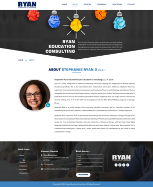 Web Design by Sbss for Ryan Education Consulting LLC | Design: #20332868