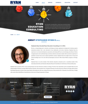 Web Design by Sbss for Ryan Education Consulting LLC | Design: #20332872