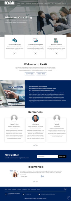 Diseño Web por rightway para Ryan Education Consulting LLC | Diseño: #20147944