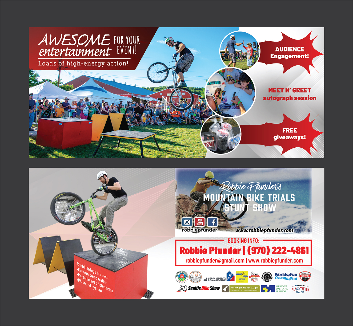 Postcard Design by Deziners Zone for Pfun Entertainment | Design #20169144