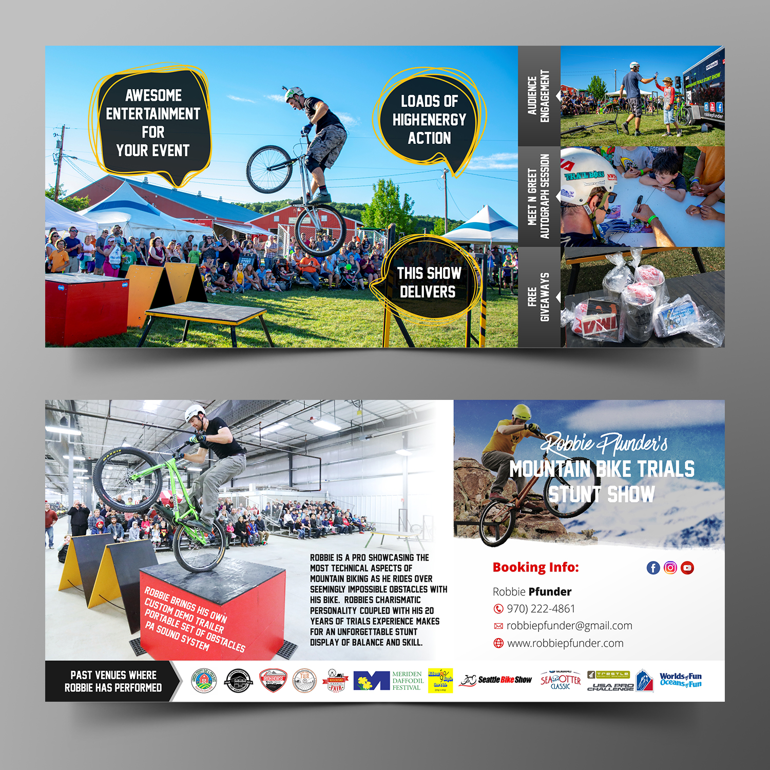 Postcard Design by ecorokerz for Pfun Entertainment | Design #20166232