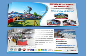 Postcard Design by Petter Goms for Pfun Entertainment | Design: #20182781