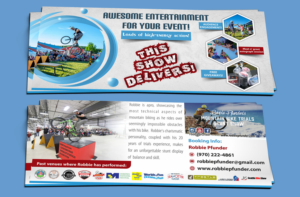 Postcard Design by Petter Goms for Pfun Entertainment | Design: #20183607