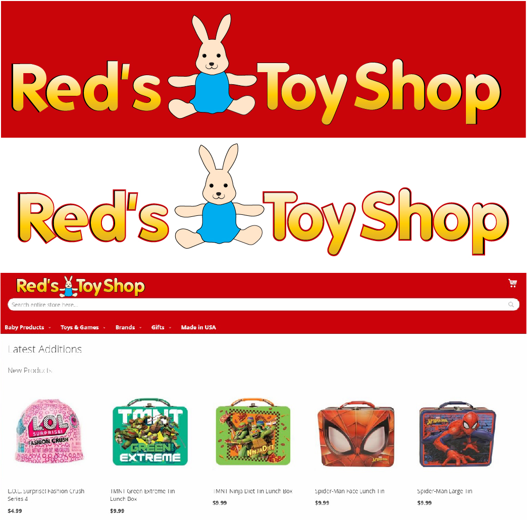 Diseño de Logo por Archaeologo para Reds Toy Shop | Diseño #20166329