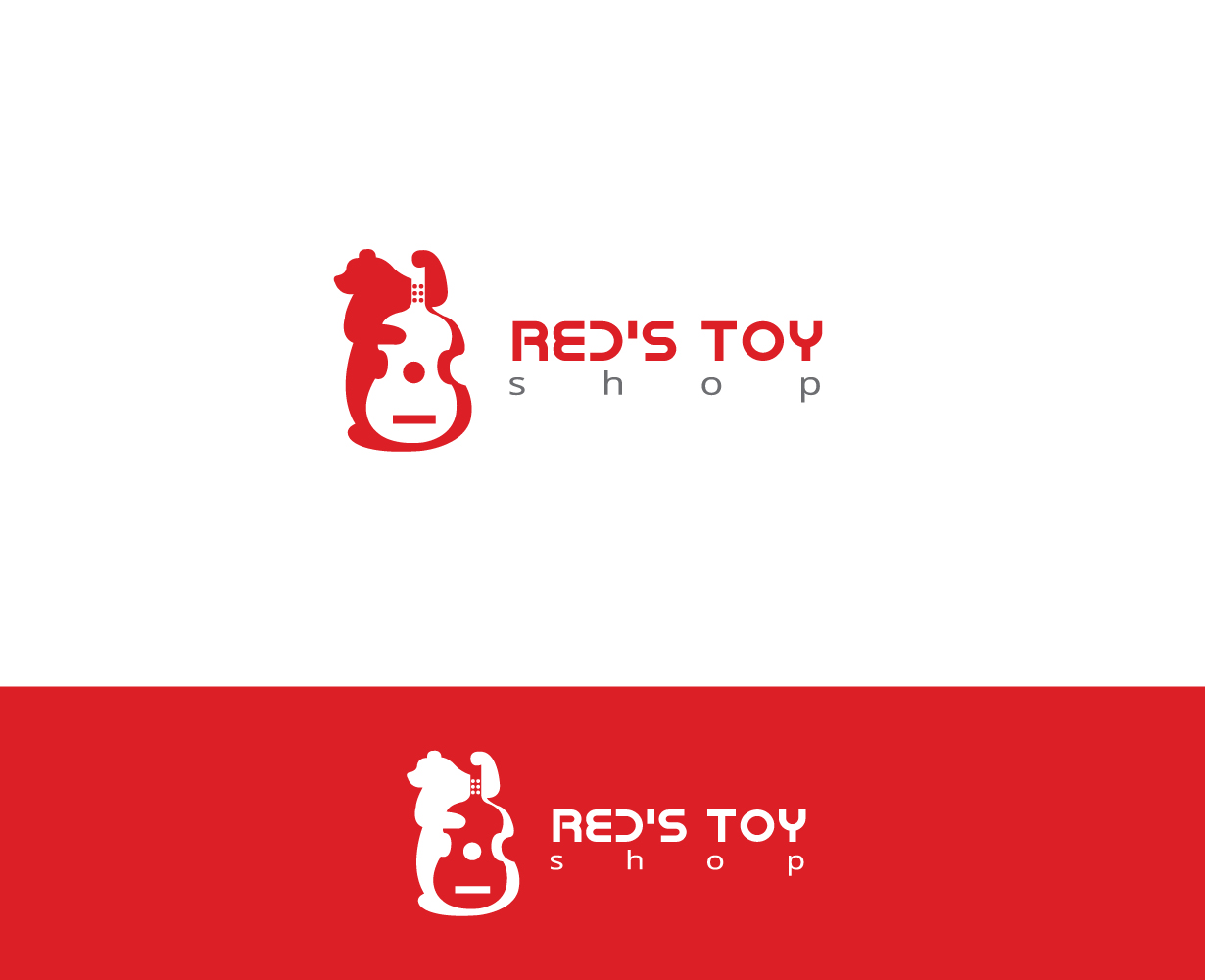 Logo Design by muazzam ali for Reds Toy Shop | Design #20438508