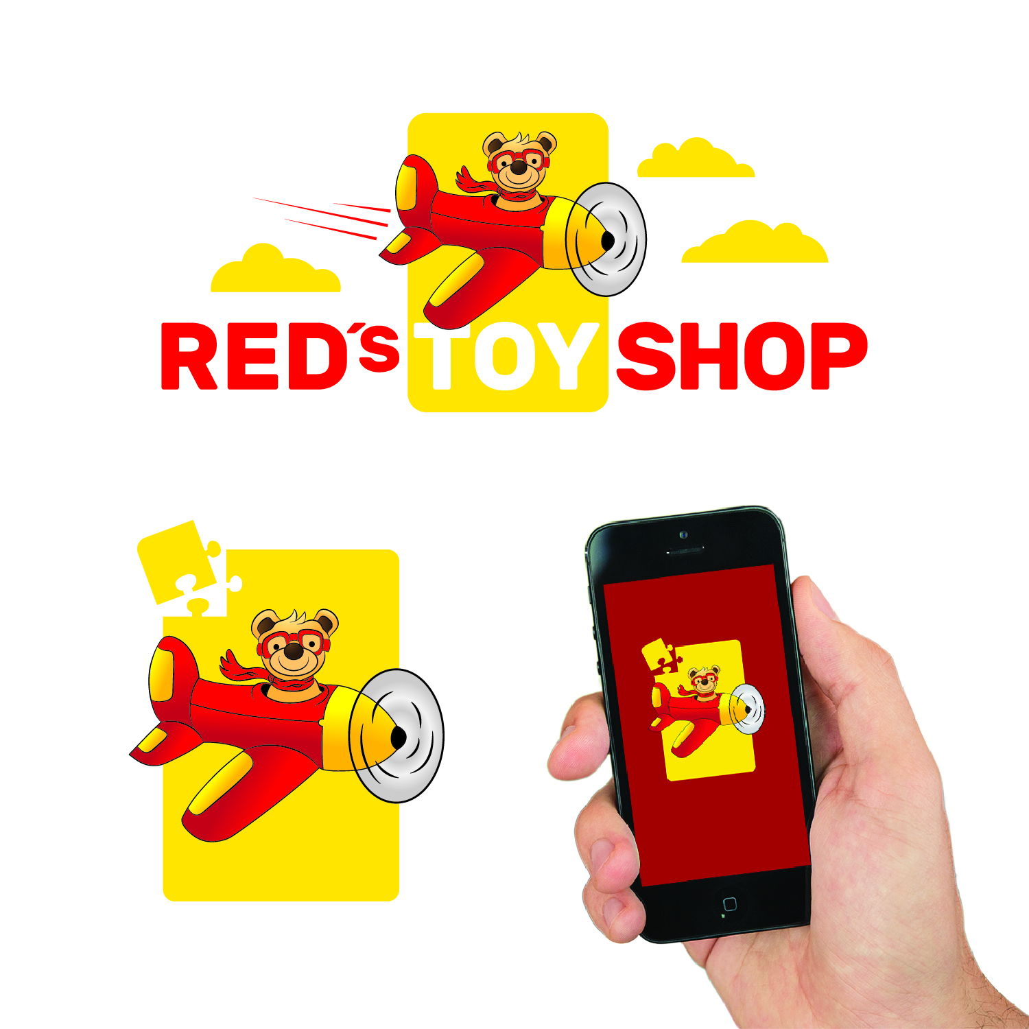 Logo Design by Brandão for Reds Toy Shop | Design #20415458