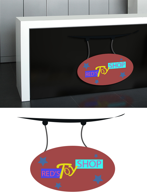 Logo Design by Eleeza Creative 2 for Reds Toy Shop | Design #20149484