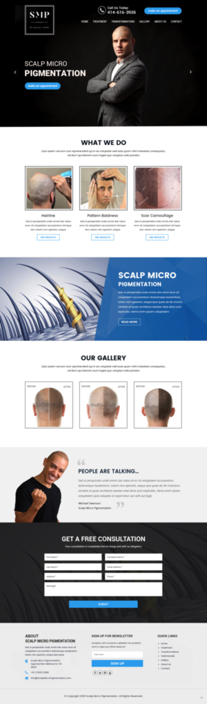 Web Design by pb for this project | Design: #20149276