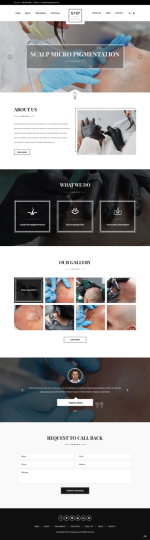 Web Design by pb for this project | Design: #20149277