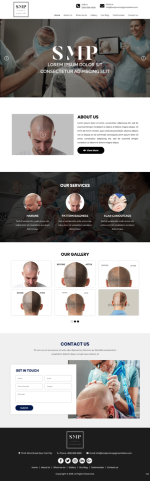 Web Design by pb for this project | Design: #20149284