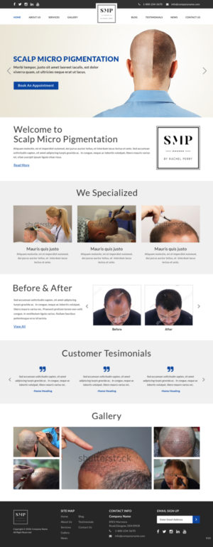 Web Design by pb for this project | Design: #20149285