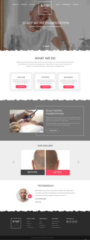 Web Design by pb for this project | Design: #20149286