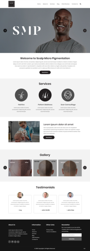 Web Design by pb for this project | Design: #20149287