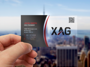 XAG Business Card Design - Opaque White Plastic (Contest) | Diseño de Tarjeta de Presentación por chandrayaan.creative