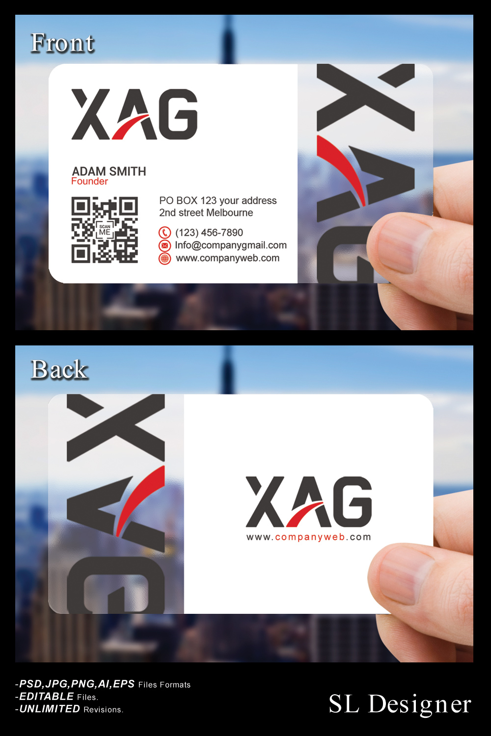 Diseño de Tarjeta de Presentación por SL Designer para RevolutionAG | Diseño #20165594