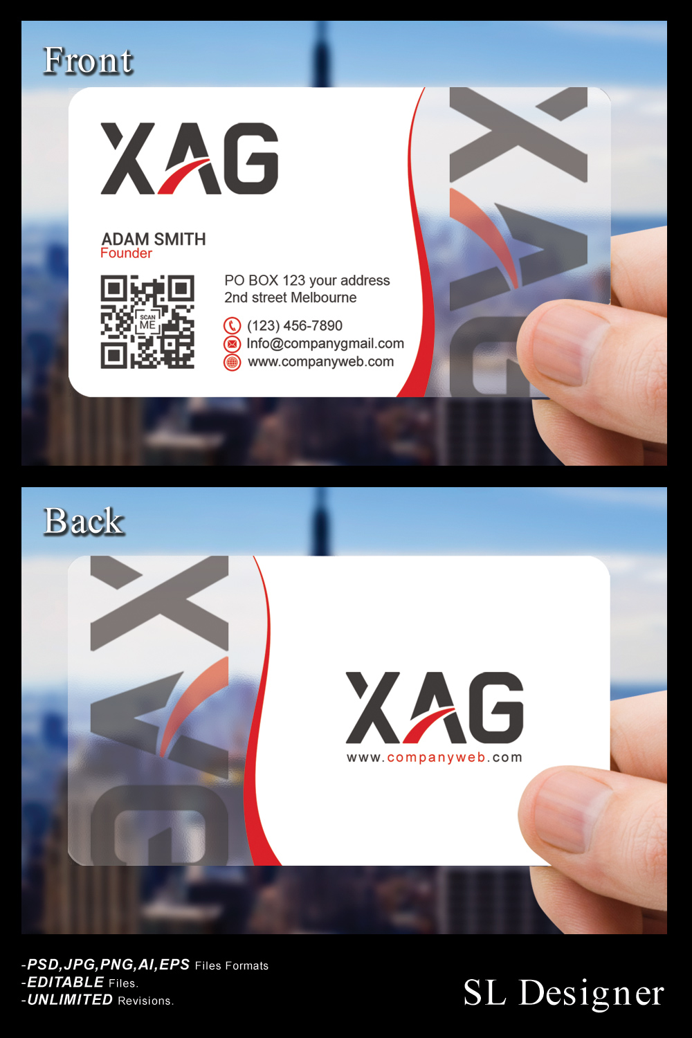 Business Card Design by SL Designer for RevolutionAG | Design #20174367