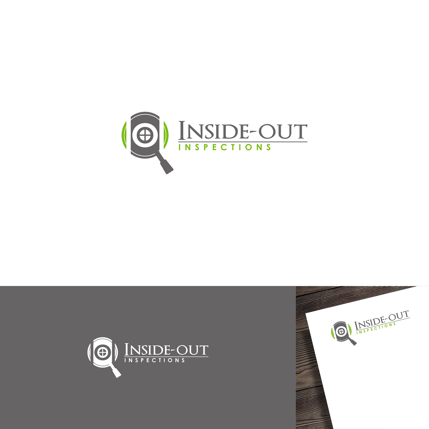 Logo Design by zatsukiki for Inside-Out Inspections LLC | Design #20181800
