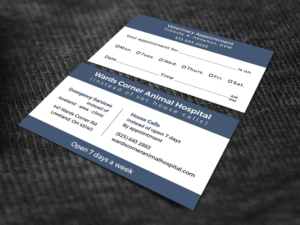 Animal Hospital Business Cards | Diseño de Tarjeta de Presentación por Tripti Ranjan Gain