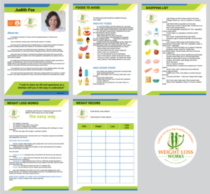 Weight Loss Works  needs  A4 information sheets that vibrant and easy to read with a healthy food... | Infographic Design by DesignerGuide