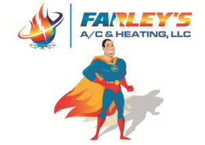 Mascot Design by nanocb72 for Farley's A/C & Heating, LLC | Design: #20193547